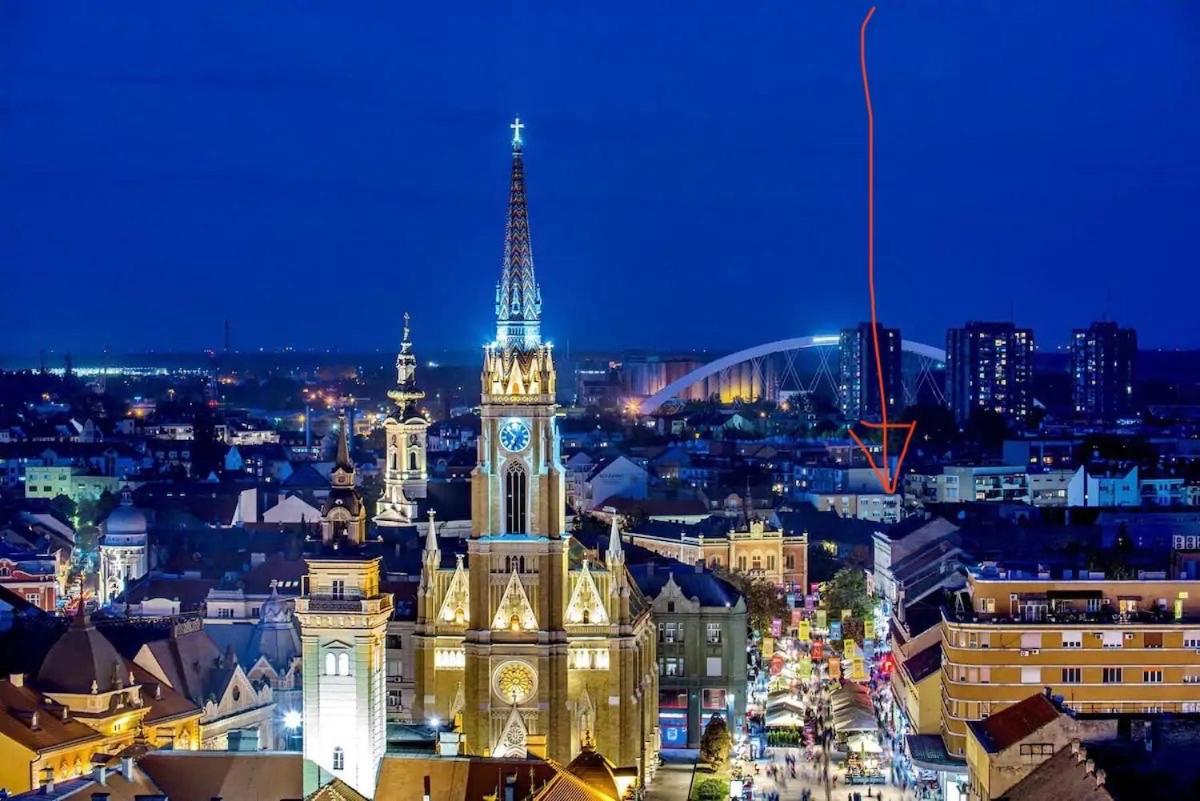 Republic Square Apartment - With Garage Novi Sad Dış mekan fotoğraf